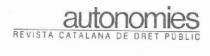 AUTONOMIES REVISTA CATALANA DE DRET PUBLIC.