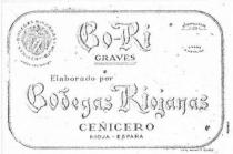 BO-RI GRAVES ELABORADO POR BODEGAS RIOJANAS CENICERO RIOJA ESPAÑA