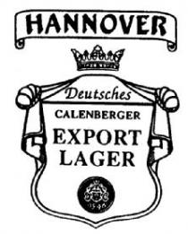 HANNOVER EXPORT LAGER.