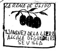 LA RAMA DE OLIVO M.JIMENEZ DE LA LLERA ALCALA DE GUADAIRA SEVILLA