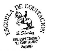 ESCUELA DE EQUITACION S. SANCHEZ DEL ESPECTACULO 