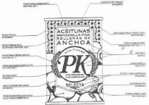 PK ACEITUNAS MANZANILLA FINA RELLENAS DE ANCHOA MAS PEQUEÑAS, MAS SABROSAS. SELECTA
