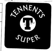 T TENNENT'S SUPER STRONG LAGER J&R TENNENT