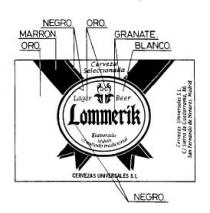 CERVEZA SELECCIONADA LAGER BEER LOMMERIK CERVEZAS UNIVERSALES S.L.