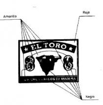 EL TORO FOSFOROS LARGOS DE MADERA