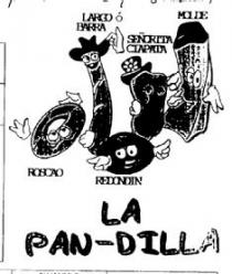 LA PAN-DILLA LARGO O BARRA SEÑORITA CIAPATA MOLDE ROSCAO REDONDIN
