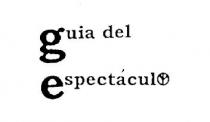 GUIA DEL ESPECTACULO