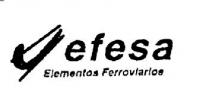 EFESA ELEMENTOS FERROVIARIOS