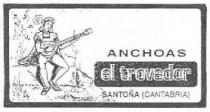 ANCHOAS EL TROVADOR SANTOÑA (CANTABRIA)