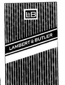 L&B LAMBERT & BUTLER