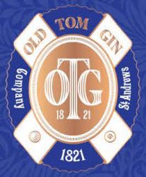 OTG OLD TOM GIN Company St Andrews 1821