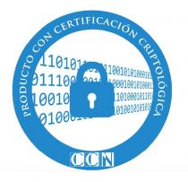 PRODUCTO CON CERTIFICACIÓN CRIPTOLÓGICA CCN