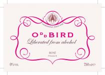 ODDBIRD LIBERATED FROM ALCOHOL ROSÉ FRANCE PRODUCED BY ODDBIRD CHARDONNAY PINOT NOIR