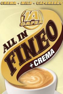 Fineo + Crema All in Crema Mild Cafenergy 1A Cafea