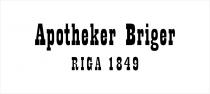 Apotheker Briger Riga 1849