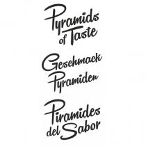 Pyramids of Taste Geschmack Pyramiden Piramides del Sabor