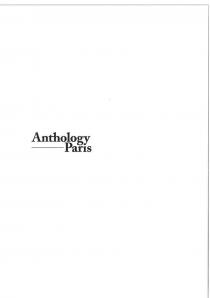 ANTHOLOGY PARIS