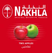 SINCE 1913 NAKHLA ORIGINAL WATERPIPE TOBACCO TWO APPLES