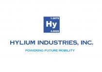 1.0079 Hy 4.0026 HYLIUM INDUSTRIES, INC. POWERING FUTURE MOBILITY