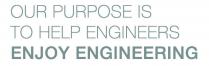OUR PURPOSE IS TO HELP ENGINEERS ENJOY ENGINEERING