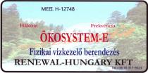 ÖKOSYSTEM-E, RENEWAL-HUNGARY KFT, Fizikai vízkezelő berendezés, Hálózat, Frekvencia, MEEI. H-12748