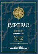 IMPERIO N 12 SELECCION TEMPRANILLO OAK AGED - VALDEPEÑAS - DENOMINACION DE ORIGEN PROTEGIDA