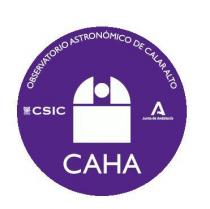 OBSERVATORIO ASTRONÓMICO DE CALAR ALTO CSIC A JUNTA DE ANDALUCIA CAHA