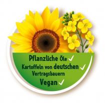 Pflanzliche Öle Kartoffeln von deutschen Vertragsbauern vegan