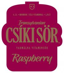 Transylvanian CSÍKI SÖR VADMÁLNA VITAMINSÖR Raspberry