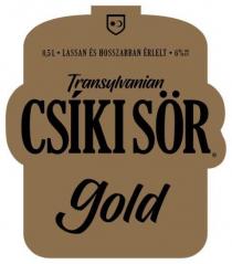 Transylvanian CSÍKI SÖR gold