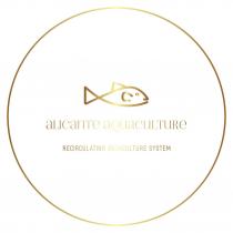 ALICANTE AQUACULTURE RECIRCULATING AQUACULTURE SYSTEM