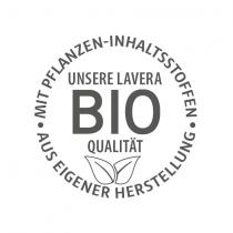 MIT PFLANZEN-INHALTSSTOFFEN UNSERE LAVERA AUS EIGENER HERSTELLUNG BIO QUALITÄT