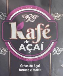 Kafé de AÇAÍ Grãos de Açaí Torrado e Moído