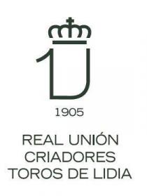 1U 1905 REAL UNIÓN CRIADORES TOROS DE LIDIA