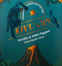 Premium handcrafted gin Kivu Gin Vanilla & Wild Pepper from North-Kivu