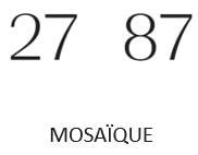 27 87 MOSAÏQUE