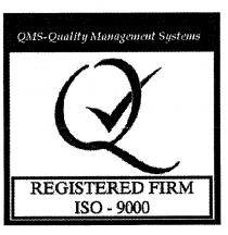 QMS-Quality Management Systems Q REGISTERED FIRM ISO - 9000
