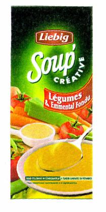 Liebig Soup' CRÉATIVE Légumes & Emmental Fondu