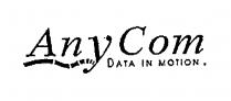Any Com DATA IN MOTION.