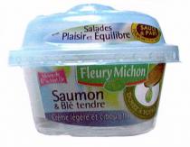 Salades Plaisir et Equilibre Fleury Michon Saumon & Blé Tendre Crème légère et ciboulette