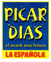 PICAR DIAS el snack más fresco LA ESPAÑOLA