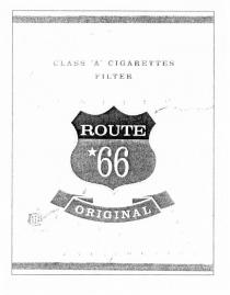 CLASS 'A' CIGARETTES FILTER ROUTE*66 ORIGINAL