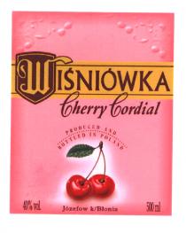 WISNIÓWKA Cherry Cordial PRODUCED AND BOTTLED IN POLAND Józefow k/Blonia 40%v.l 500 ml