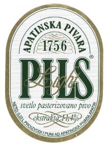 PILS Light APATINSKA PIVARA 1756 svelto pasterizovano pivo ekstrakta 11,4% NETO: 0,33L PROIZVODI I PUNI AD APATINSKA PIVARA APATIN