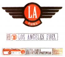 LA FUEL LOS ANGELES FUEL L.A. FUEL JEANS & HIGH OCTANE SPORTSWEAR