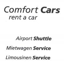 Comfort Cars rent a car Airport Shuttle Mietwagen Service Limousinen Service