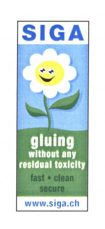 SIGA gluing without any residual toxicity