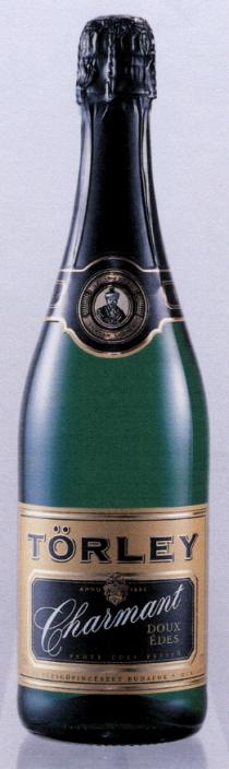 TÖRLEY ANNO 1882 Charmant DOUX ÉDES FEHER ÉDES PEZSGŐ