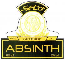 sebor PRODUCE OF CZECH REPUBLIC ABSINTH 55%vol 55%vol
