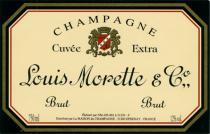 CHAMPAGNE Cuvée Extra Louis Morette & Co Brut Brut 750ml 12%vol.